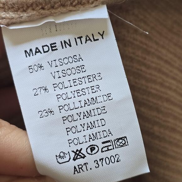 Apparis Cardigan Sweater Womens Medium Button Up V Neck Ribbed Knit Italy Cozy - Picture 4 of 8